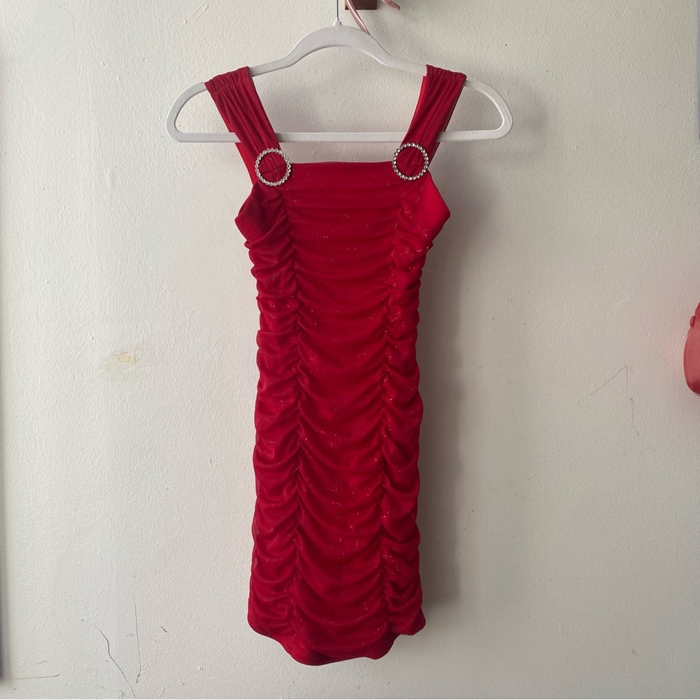 Red bodycon y2k Philly girls dress